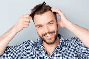 prosthetic hair or hair transplant